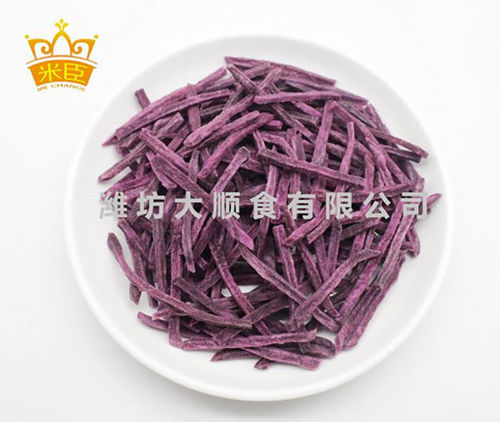 细紫薯条